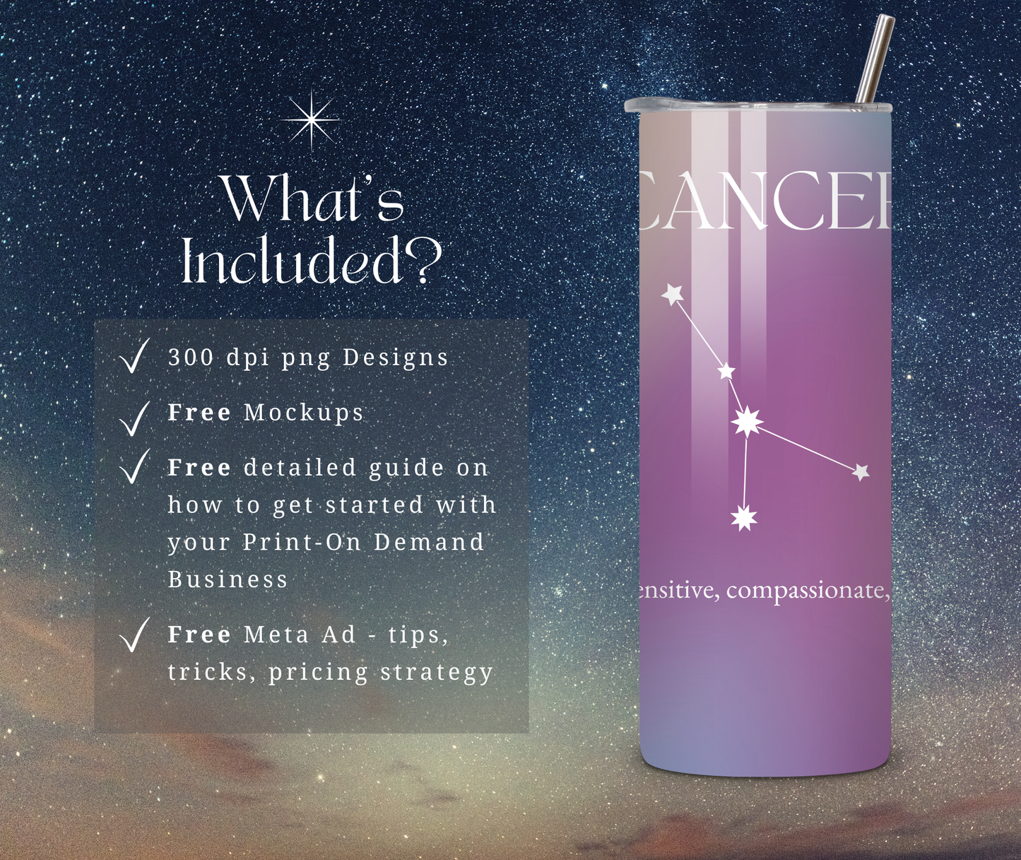 POD Bundle: Zodiac Tumblers