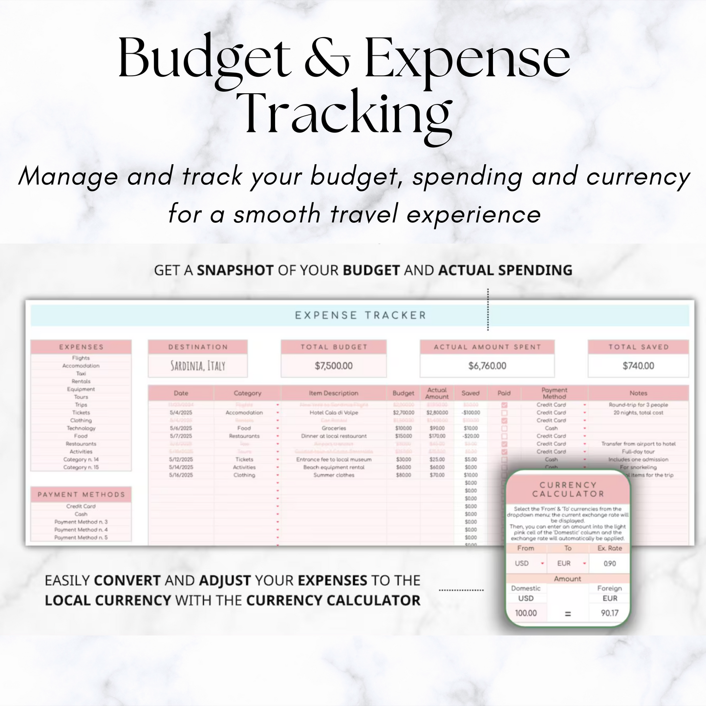 From “YES” to “Honeymoon!” – Wedding + Trip Planner Bundle