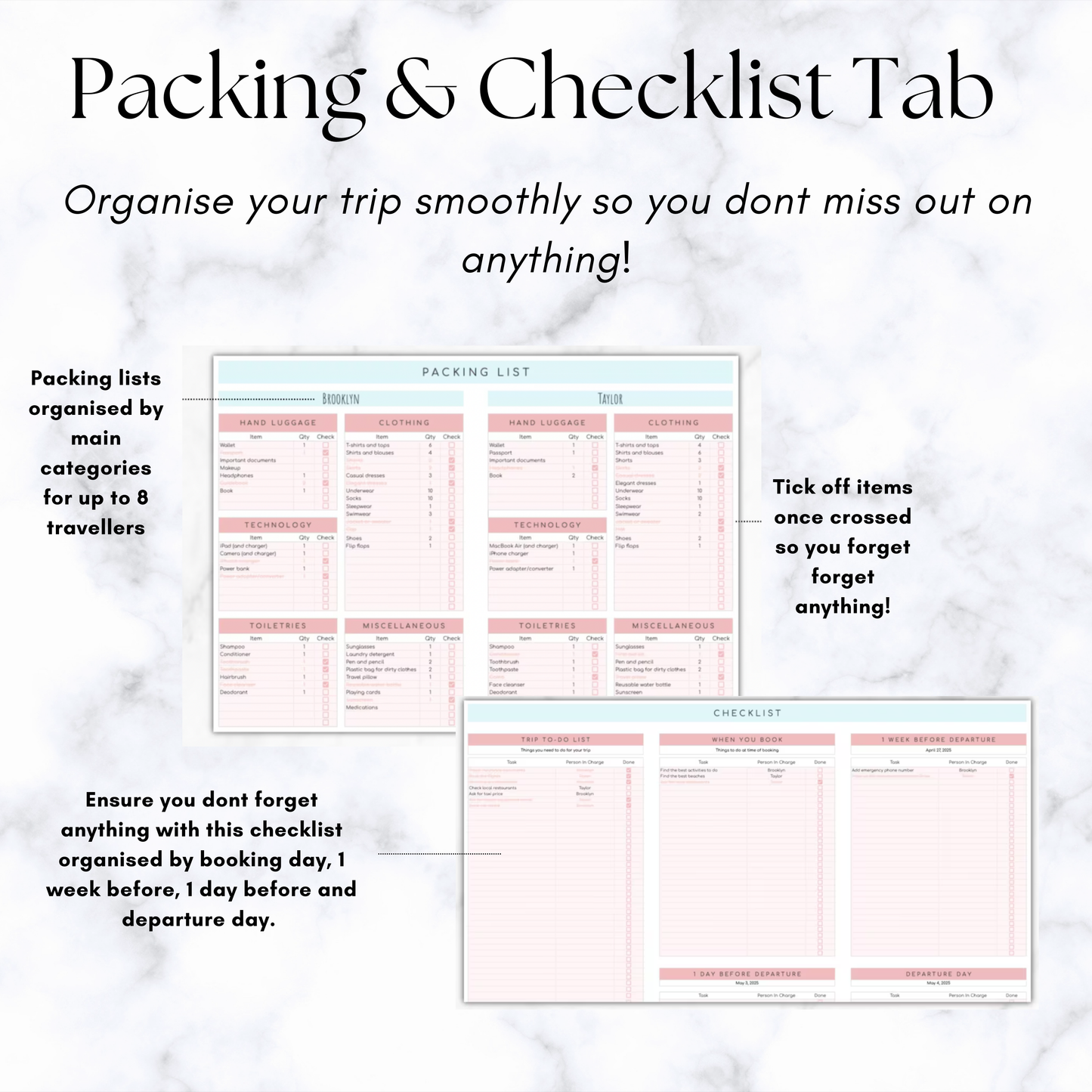 From “YES” to “Honeymoon!” – Wedding + Trip Planner Bundle