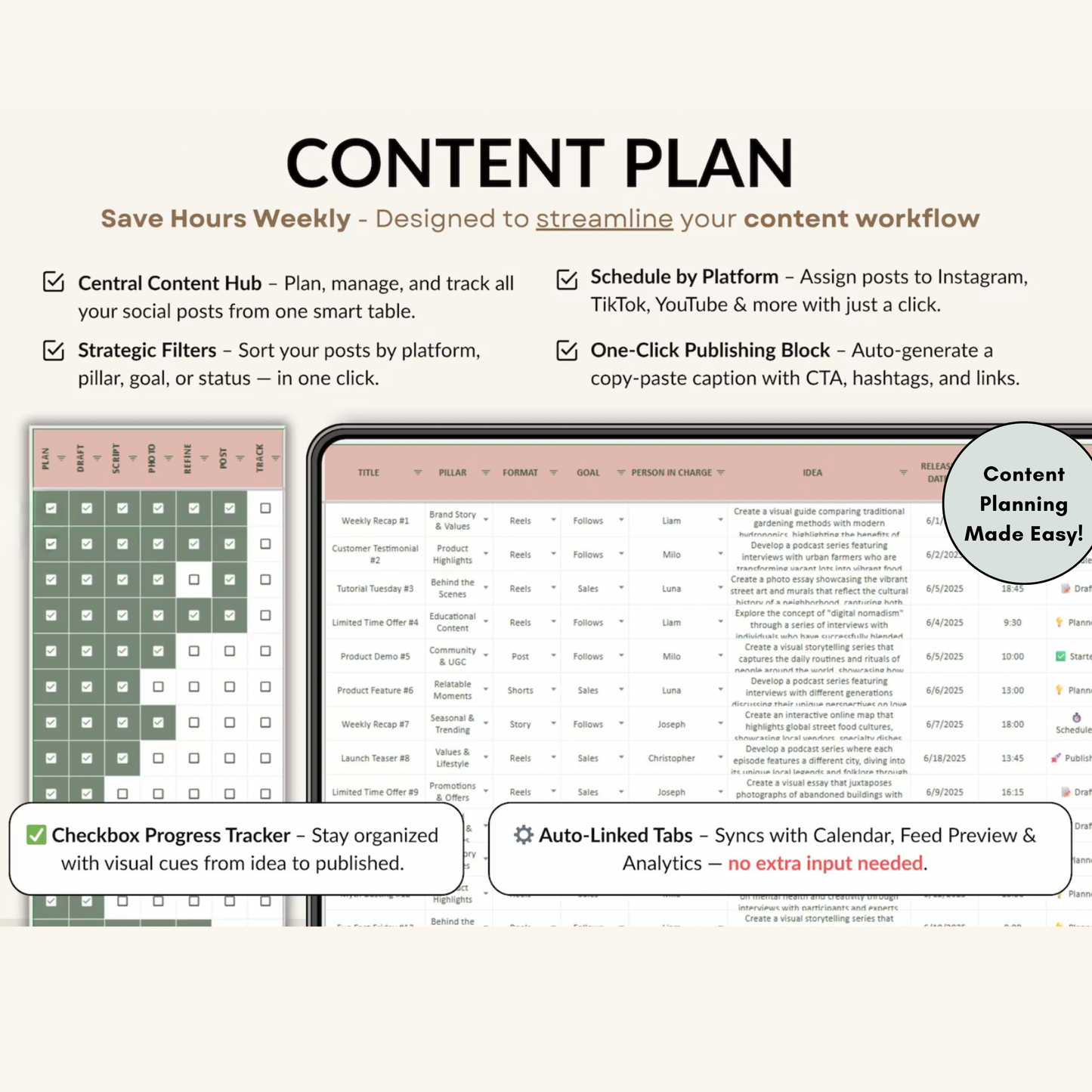 Complete Social Media Planner