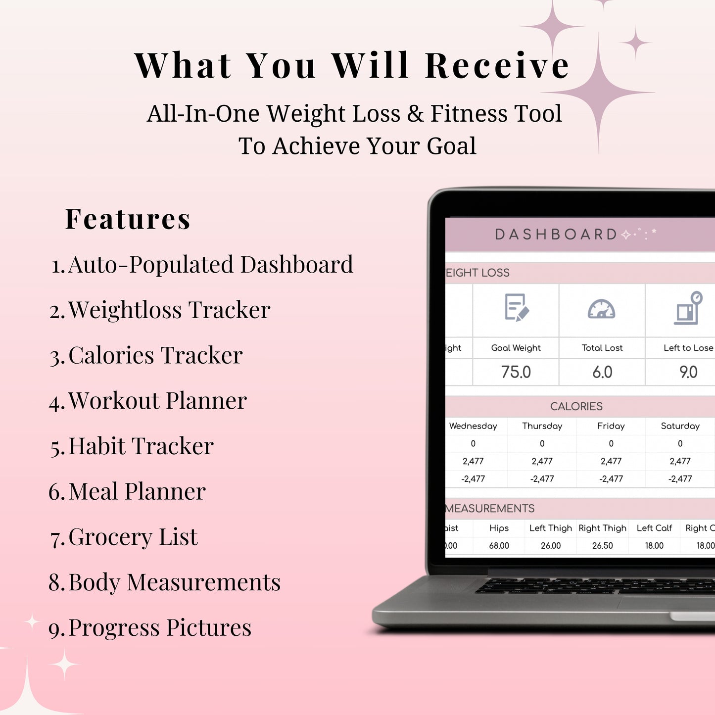 All-In-One Fitness & Weight Loss Tracker