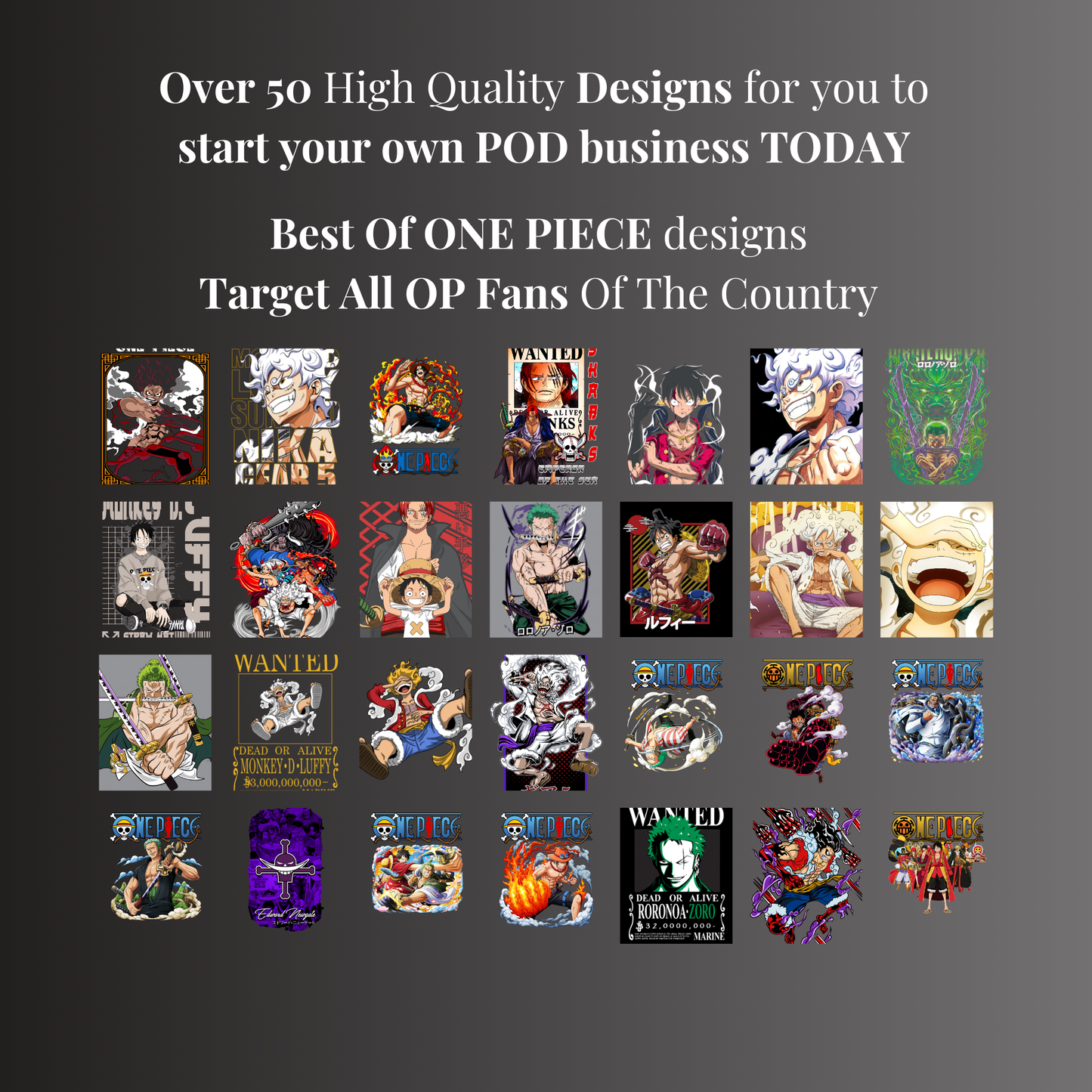 POD Bundle: Anime - One Piece