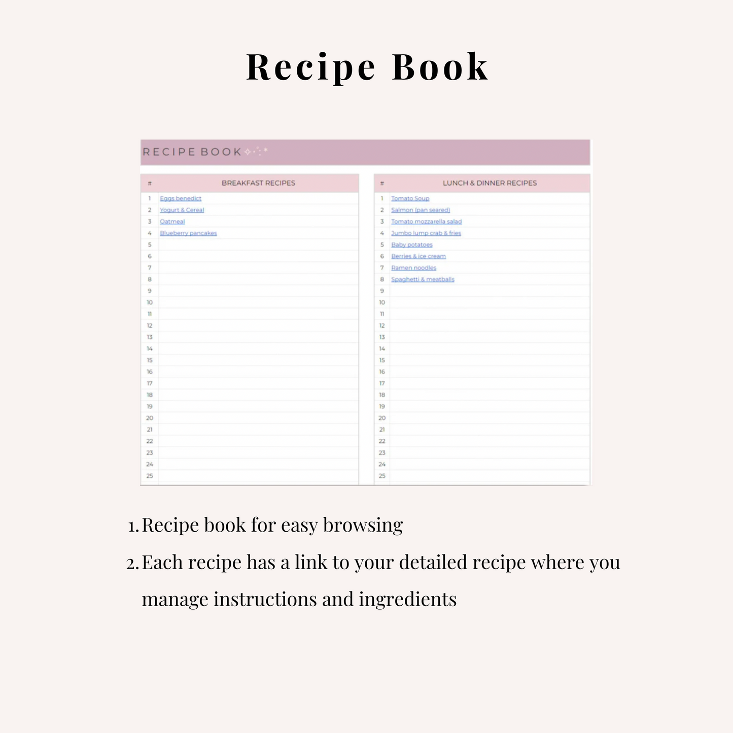 The Perfect All-In-One Meal Planner