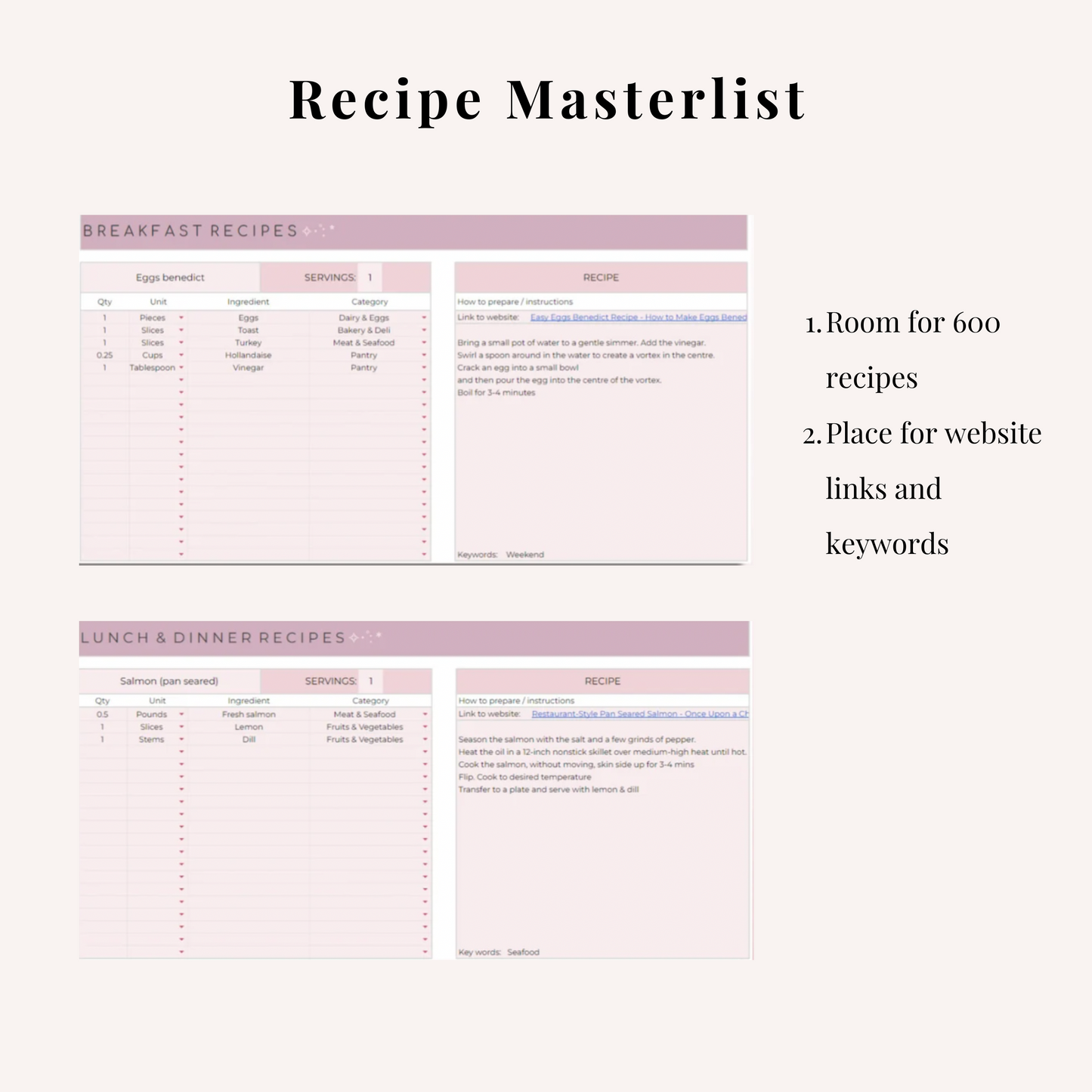 The Perfect All-In-One Meal Planner