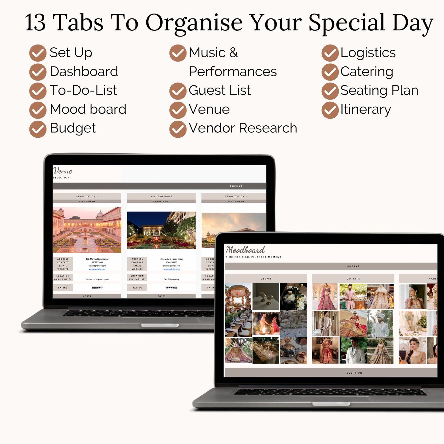 The Complete Wedding Planner - Modern & Minimalistic
