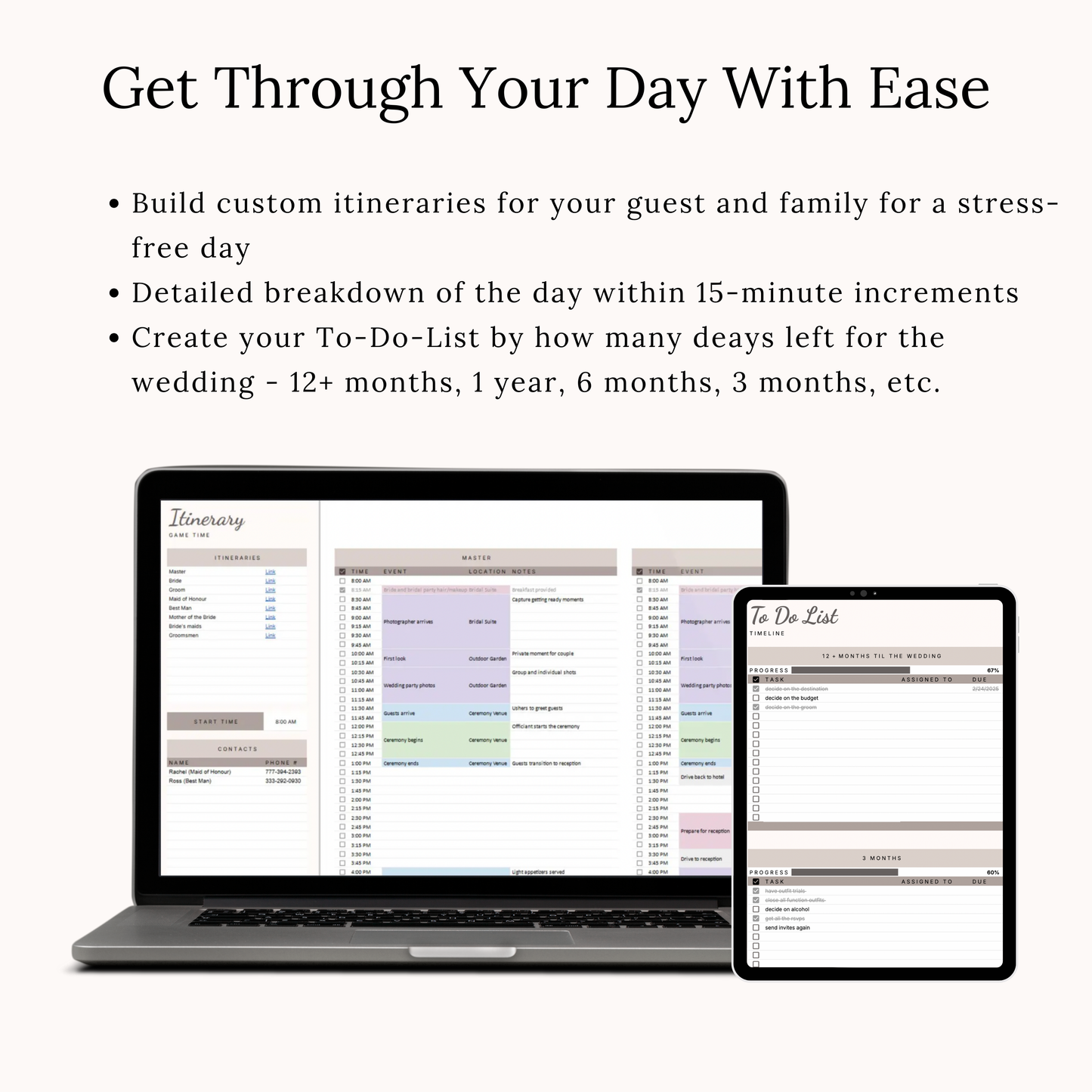 The Complete Wedding Planner - Modern & Minimalistic