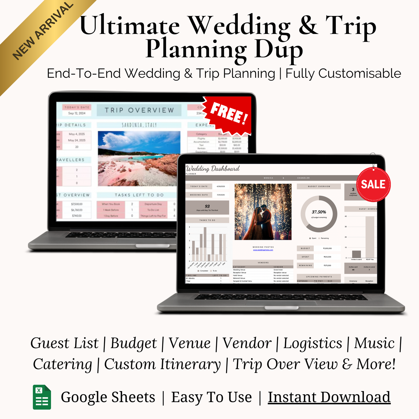 From “YES” to “Honeymoon!” – Wedding + Trip Planner Bundle