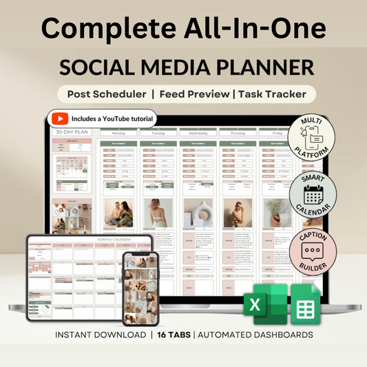 Complete Social Media Planner